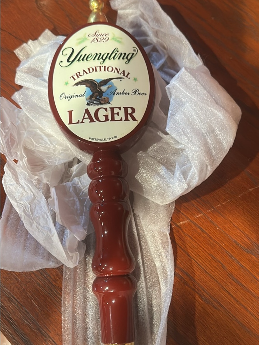Yuengling Traditional Lager Tap Handle - Brown